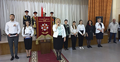 Торжественная линейка, приуроченная к 80-летию Победы Торжественная линейка, приуроченная к 80-летию Победы